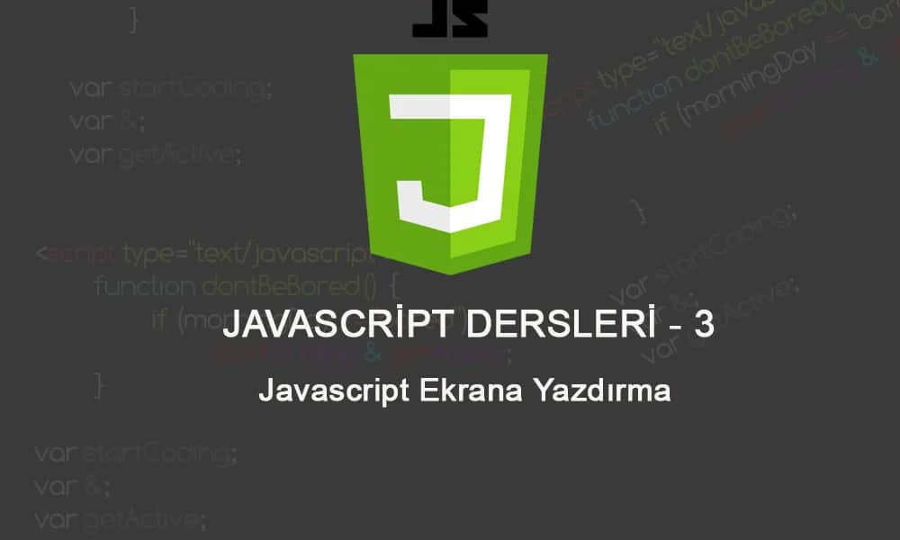 Jak javascript ile html yazdırma ile dinamik içerik oluşturabilirsiniz