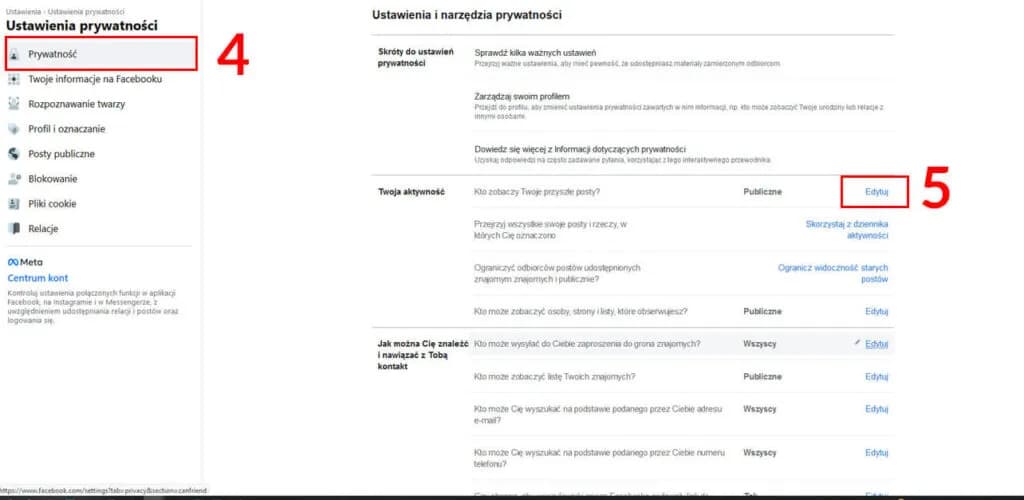 Jak ustawić Facebook na prywatny i chronić swoje dane przed innymi