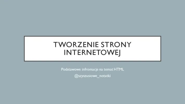 Jak zrobić fajną stronę HTML i wyróżnić się w sieci