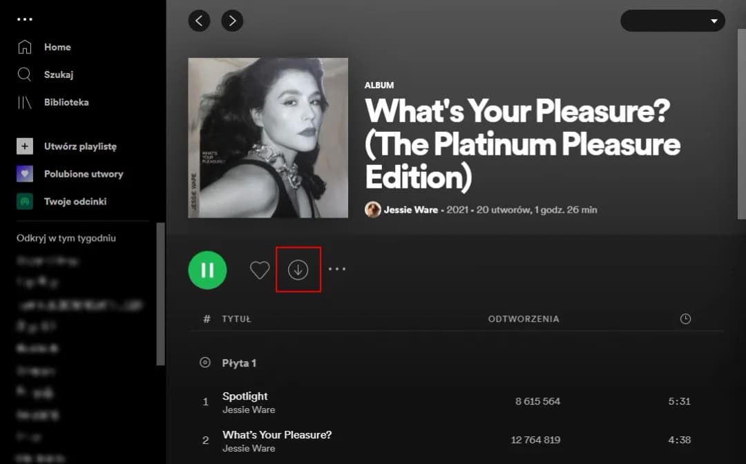 Jak pobrać muzykę ze Spotify na telefon i słuchać jej bez internetu